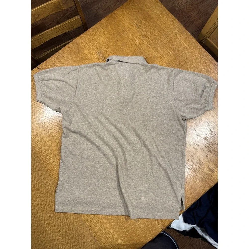 VTG Polo Ralph Lauren Polo Shirt XL Brown Heather Green Pony Golf Short Sleeve